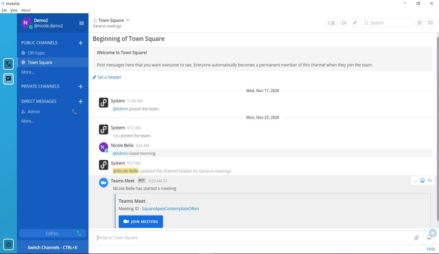 MobileUC Collaboration